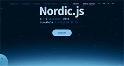 Desktop Screenshot of nordicjs.com
