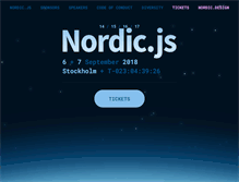 Tablet Screenshot of nordicjs.com